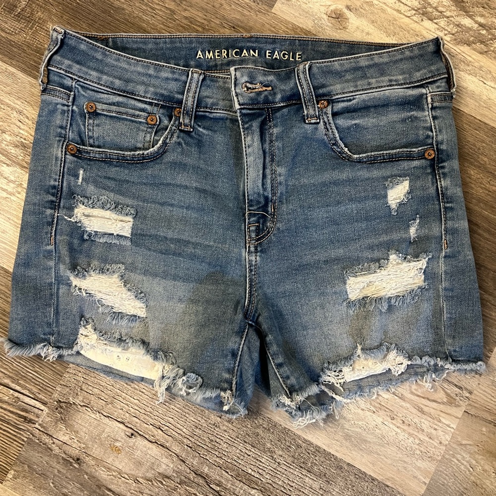 American Eagle TomGirl Denim Shorts Size 10